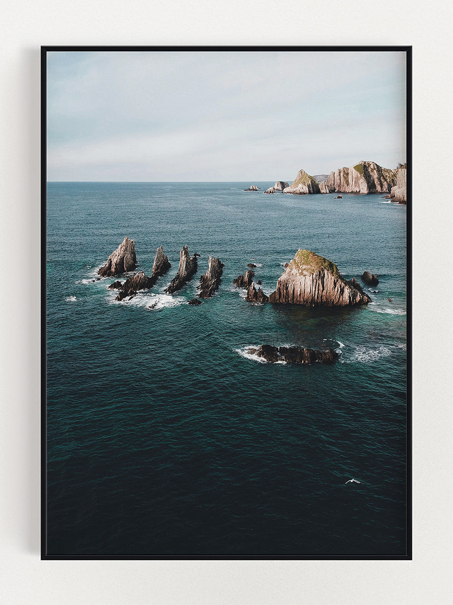 Ocean Rocks Poster