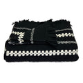 Chunky Black Cuzco Alpaca Throw